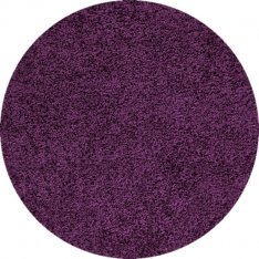 Kruhový koberec Dream Shaggy 4000 – fialová 80x80 (průměr) kruh
