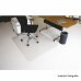 Ochranná podložka pod židli ELLIE NEW TYP 8 - 120x120 cm, 0,8 mm, transparentní