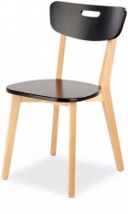 Jídelní židle Niko masiv - buk/černá