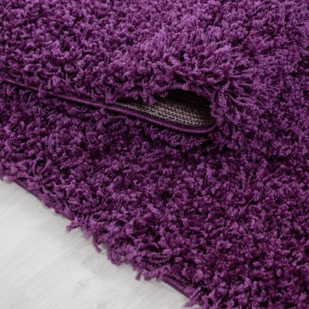 Kusový koberec Dream Shaggy 4000 – fialová 65x130 cm