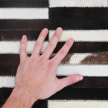 Luxusní koberec KOŽA typ6 69x140 - typ patchworku