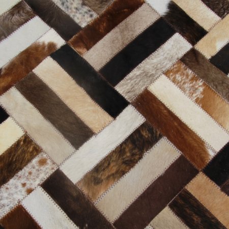 Luxusní koberec KOŽA typ2 70x140 - typ patchworku