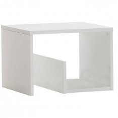 Příruční stolek VOLKER - bílá