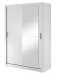 Šatní skříň 04 ARTI 150 bílá zrcadlo