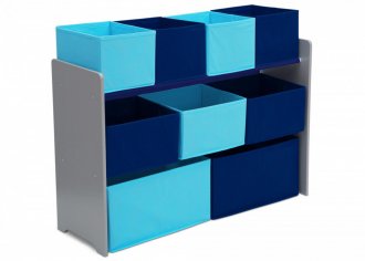 Dětské komody a úložné boxy - Barva - modrá
