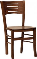Dřevěná židle Verona masiv Tmavě hnědá