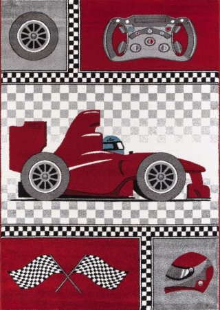 Dětský kusový koberec Kids 460 – Formule 1 80x150 cm