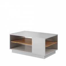 Konferenční stolek TRIO -bíla/dub craft zlatý