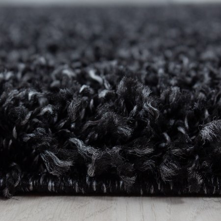 Kusový koberec Dream Shaggy 4000 – černá 65x130 cm
