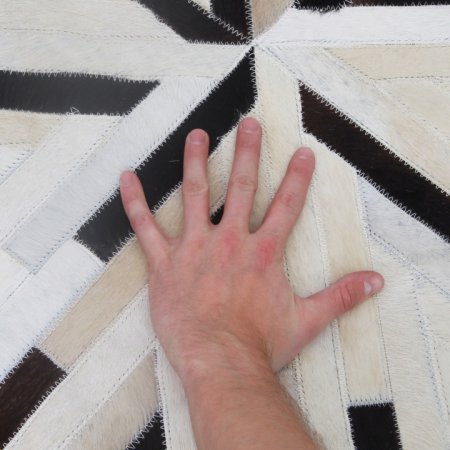 Luxusní koberec KOŽA typ8 200x200 - typ patchworku