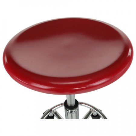 Židle MABEL 3 NEW, červená/chrom