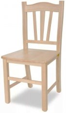 Dřevěná židle Silvana masiv - dub sonoma