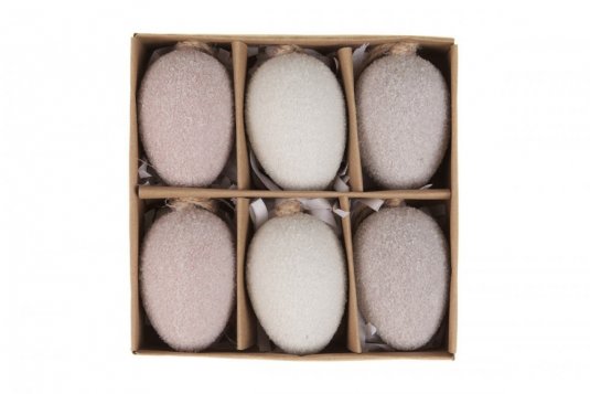 Vajíčka plastová v krabičce (6 kusů) KLA617