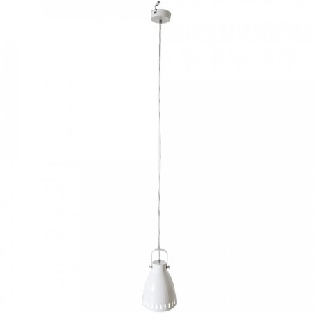 Visící lampa AIDEN typ3 - bílá / kov