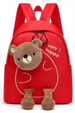 Dětský batoh Medvídek červený DBBH1336
