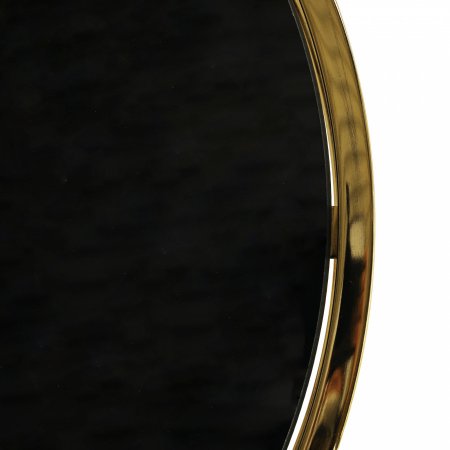 Set 2 konferenčních stolků MORINO - gold chrom zlatá/černá
