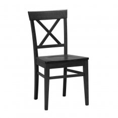 Dřevěná židle Grande masiv Černá