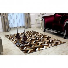 Luxusní koberec KOŽA typ2 170x200 - typ patchworku