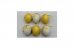 Vajíčka plastová žlutá a bílá, sada 6 kusů VEL5049-YEL