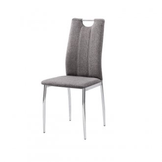 Kovové stoličky - Materiál sedáku - látkové