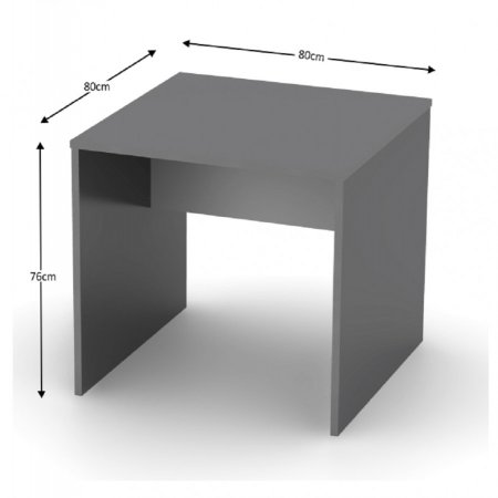 Psací stůl RIOMA NEW TYP 17 - grafit / bílá