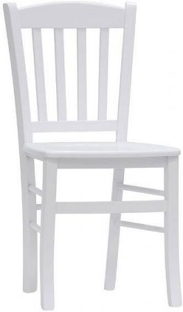 Dřevěná židle Veneta Bílá