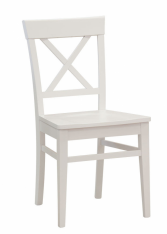 Dřevěná židle Grande masiv Bílá