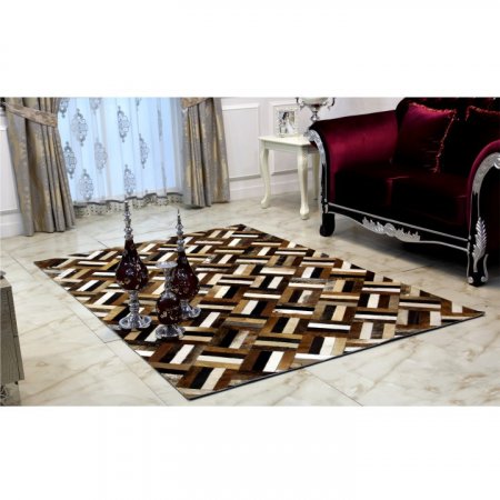 Luxusní koberec KOŽA typ2 70x140 - typ patchworku
