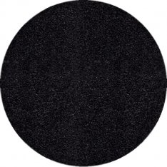 Kruhový koberec Dream Shaggy 4000 – černá 120x120 (průměr) kruh