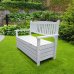 Zahradní lavička DILKA - bílá