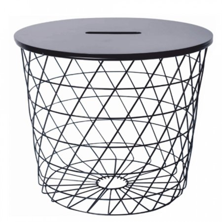 Příruční stolek BATIS TYP 1 - grafit / černá