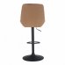 Barová židle CHIRO NEW - hnědá Velvet látka