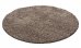 Kruhový koberec Dream Shaggy 4000 – hnědá 120x120 (průměr) kruh