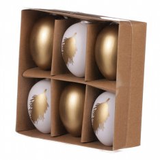 Vajíčka plastová v krabičce, (6ks) VEL7007